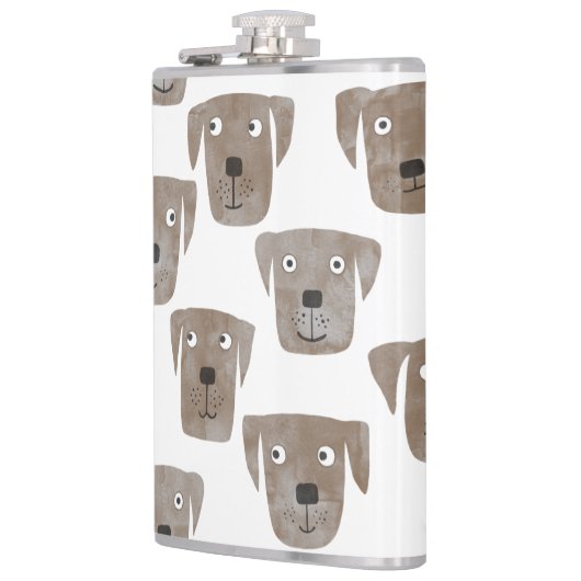 Labrador Retriever Heupfles (Links)