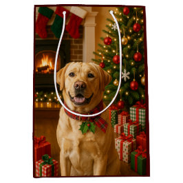 Labrador Retriever Holiday Card Medium Cadeauzakje