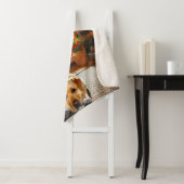 Labrador Retriever Holiday Sherpa Deken (In situ)