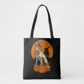 Labrador Retriever Hond Halloween Tote Bag (Voorkant)
