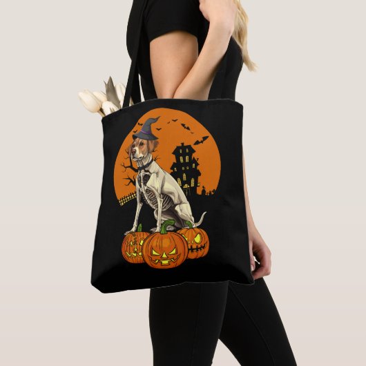 Labrador Retriever Hond Halloween Tote Bag (Dichtbij)