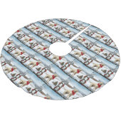 Labrador Retriever Hond in Sneeuw Kerstmis Kerstboom Rok (Gekanteld)