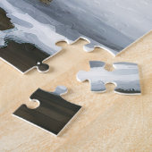 Labrador Retriever Hond in Sneeuw Kerstmis Legpuzzel (Zijkant)