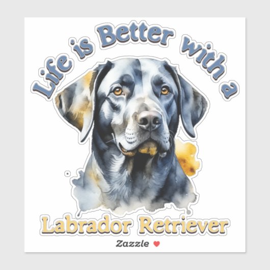 Labrador retriever hond moeder papa cadeau sticker (Vel)