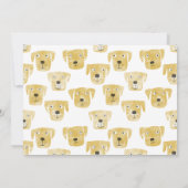 Labrador Retriever Hond Nieuwe Adres Aankondiging (Achterkant)