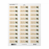 Labrador Retriever Hond Retouradres Label (Full Sheet)