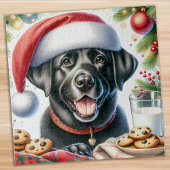 Labrador Retriever Hond Santa Cookies Kerstmis Legpuzzel