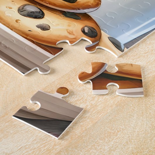 Labrador Retriever Hond Santa Cookies Kerstmis Legpuzzel (Zijkant)