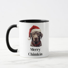 Labrador Retriever Hond Santa Hoed Kerstmis Mok