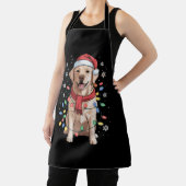 Labrador Retriever Hond Sinterklaas Hoed Kerstmis  Schort (Insitu)
