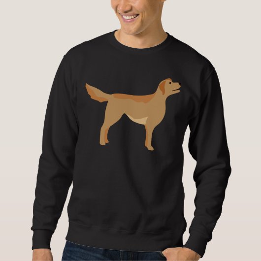 Labrador Retriever Hond Vector Trui (Voorkant)