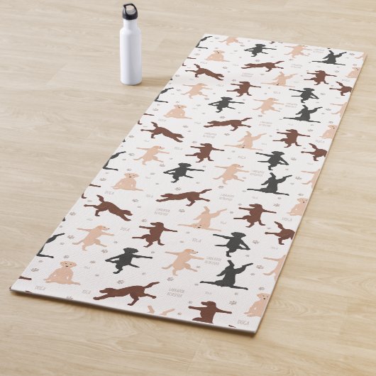 Labrador Retriever hond Yoga Mat (In situ)