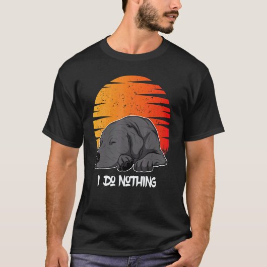 Labrador Retriever Hond Zonsondergang 55 T-shirt (Voorkant)