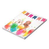 Labrador Retriever Hondenballonnen Verjaardag Notitieblok (Linkerzijde)