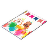 Labrador Retriever Hondenballonnen Verjaardag Notitieboek (Linkerzijde)