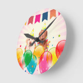 Labrador Retriever Hondenballonnen Verjaardag Ronde Klok (Hoek)