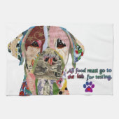 Labrador Retriever Hondenkeukenhanddoek Theedoek (Horizontaal)