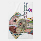 Labrador Retriever Hondenkeukenhanddoek Theedoek (Verticaal)