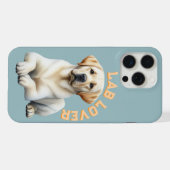 Labrador Retriever hondenliefhebber iPhone Hoesje (Achterkant horizontaal)