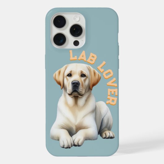 Labrador Retriever hondenliefhebber iPhone Hoesje (Achterkant)