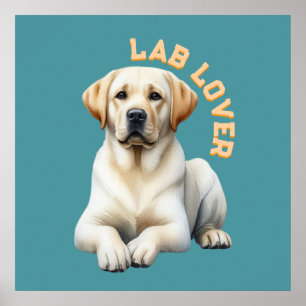 Labrador Retriever hondenliefhebber Poster