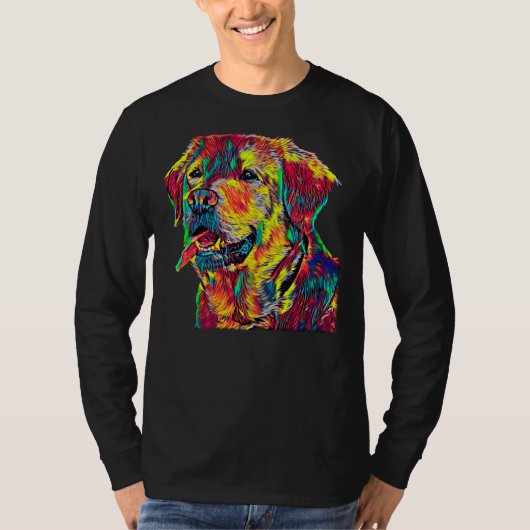 Labrador Retriever Hondenras Head Pet Breed True F T-shirt (Voorkant)