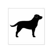 Labrador Retriever Hondenras Silhouet Rubberstempel (Afrduk)
