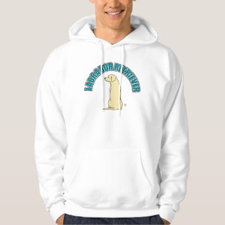 Labrador Retriever Hooded Sweatshirt (White)