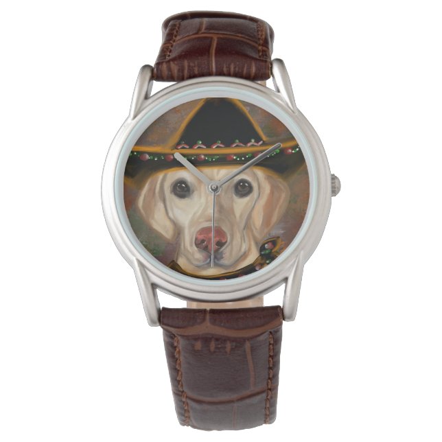 Labrador Retriever    Horloge (Voorkant)