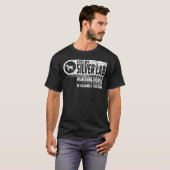 Labrador Retriever I Pet My Silver Lab Hondenliefh T-shirt (Voorkant volledig)