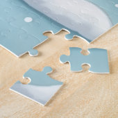 Labrador Retriever Ice Skating Christmas Painting Legpuzzel (Zijkant)