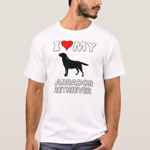 Labrador Retriever Ik Hou Van Hart T-shirt