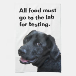 Labrador Retriever Ik hou van mijn lab Theedoek