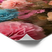 Labrador retriever in bloemenveld te downloaden poster (Hoek)