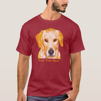 Labrador Retriever in Dazzling Yellows Clothing T-shirt