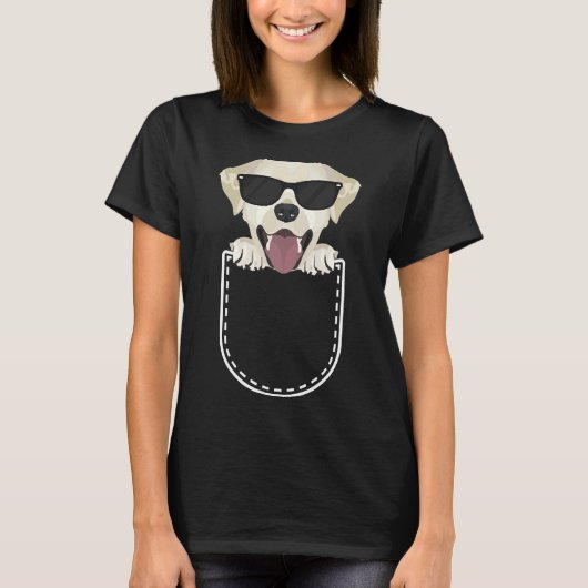 Labrador Retriever in de borst T-shirt (Voorkant)