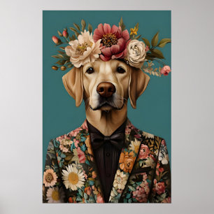 Labrador Retriever In Pak Poster, Labrador Poster
