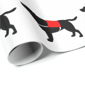 Labrador Retriever in Service Cadeaupapier (Rol Hoek)