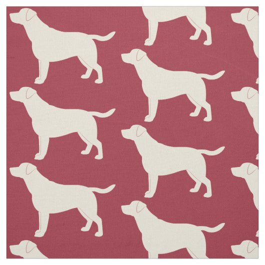 Labrador Retriever in Silhouette Stof (Swatch)