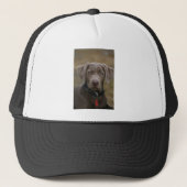 Labrador Retriever in zeldzame lichte zilver Trucker Pet (Voorkant)