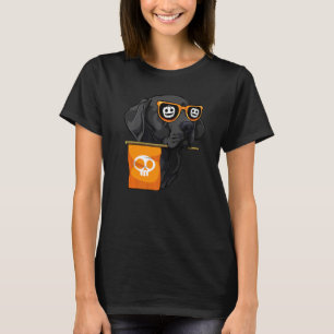 Labrador Retriever in zonnebril Lazy Halloween Co T-shirt