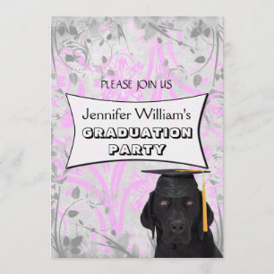 Labrador Retriever Invitation sjabloon Kaart