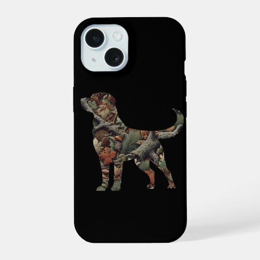 Labrador Retriever iPhone Case, Camo iPhone Case iPhone 15 Case (Achterkant)