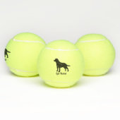 Labrador Retriever Jouw tekst Tennisballen (Multi)