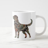 Labrador Retriever Jumbo Coffee Mok (Rechts)