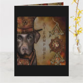 Labrador Retriever Kaart (Gele Bloem)