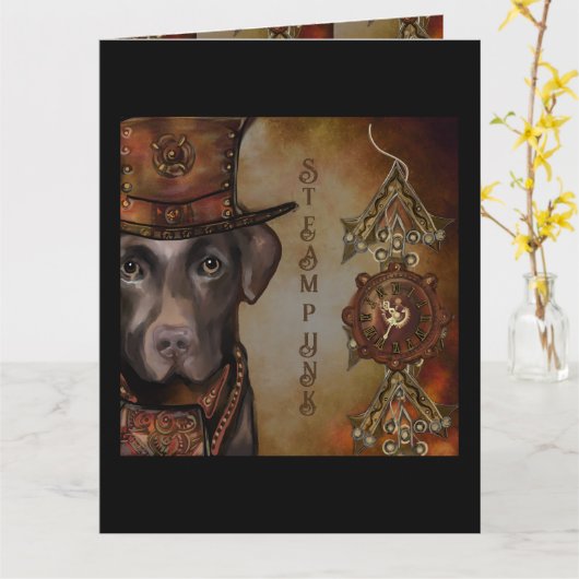 Labrador Retriever   Kaart (Gele Bloem)