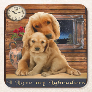 Labrador Retriever Kartonnen Onderzetters