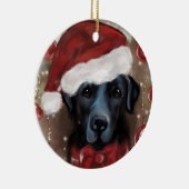 Labrador Retriever Keramisch Ornament (Rechts)