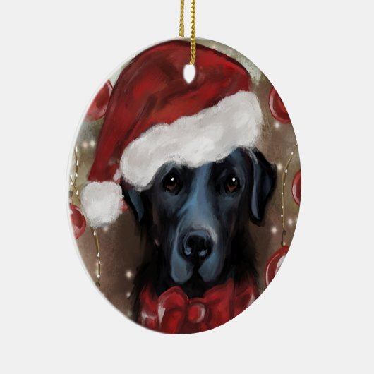Labrador Retriever  Keramisch Ornament (Rechts)